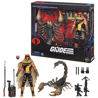 GI Joe Classified Series Deluxe Cobra Desert Scorpion & SKRP10N-25 Figurines 6 pouces Hasbro #180 G1227