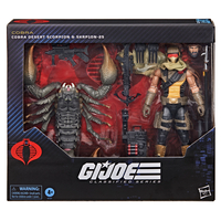 GI Joe Classified Series Deluxe Cobra Desert Scorpion & SKRP10N-25 Figurines 6 pouces Hasbro #180 G1227