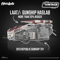 Star Wars The Vintage Collection LAAT/i Vaisseau (Star Wars: L'Attaque des Clones) Vaisseau échelle 3,75 pouces Hasbro