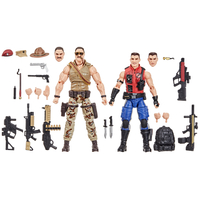GI Joe Classified Series Sgt Slaughter & Felix "Mercer" Stratton figurines échelle 6 pouces Hasbro #173 G1234