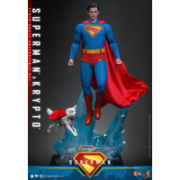 DC Superman & Krypto 1:6 Scale Figure Set Hot Toys MMS812 914463