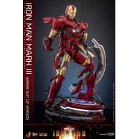 Marvel Iron Man Mark III (Version Armor Suit Up)  échelle 1:6 Hot Toys MMS825-D72 914708