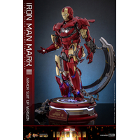 Marvel Iron Man Mark III (Version Armor Suit Up)  échelle 1:6 Hot Toys MMS825-D72 914708