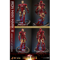 Marvel Iron Man Mark III (Version Armor Suit Up)  échelle 1:6 Hot Toys MMS825-D72 914708