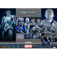 Marvel  Superior Iron Man 1:6 scale Hot toys  CMS026-D73 914709