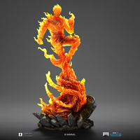 Marvel The Fantastic Four: First Steps - Human Torch 1:10 Scale Statue Iron Studios (MARCAS203325-10) 914554