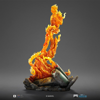 Marvel The Fantastic Four: First Steps - Human Torch 1:10 Scale Statue Iron Studios (MARCAS203325-10) 914554