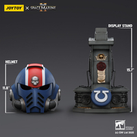 Warhammer 40K Ultramarines Lieutenant Titus MKX Helmet & Display 1:1 Scale Stand Prop Replica Joytoy JT01697 914721