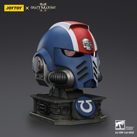 Warhammer 40K Ultramarines Lieutenant Titus MKX Helmet & Display 1:1 Scale Stand Prop Replica Joytoy JT01697 914721