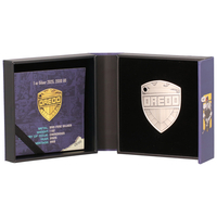 2000 AD - Judge Dredd Badge 2025 Silver Collectible by 101 Collectibles