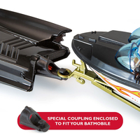 DC Bat Boat and Trailer Scale 1:50 Diecast Corgi Toys Replica (107)