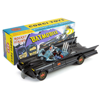 DC Batmobile avec Batman et Robin - Version avec fini luisant Échelle 1:50 Diecast Corgi Toys Replica (267)