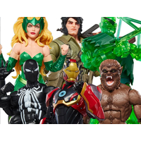 Marvel Legends Executioner Series Ensemble de 6 figurines (Wolverine WWII Logan Iron Man (Mark 72) Werewolf By Night Enchantress Dark Avengers Spider-Man Iron Man (Mark 72) Phantom Rider) Hasbro