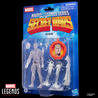 Marvel Legends Series Secret Wars Ice Man X-Men Retro Figurine 6 pouces avec lentille bouclier Hasbro G0592