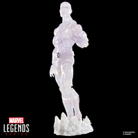 Marvel Legends Series Secret Wars Ice Man X-Men Retro 6-Inch Action Figure with Lenticular Shield Hasbro G0592