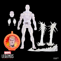 Marvel Legends Series Secret Wars Ice Man X-Men Retro 6-Inch Action Figure with Lenticular Shield Hasbro G0592