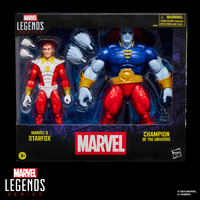 Marvel Legends Series Marvel’s Starfox & Champion of the Universe Ensemble de 2 figurines 6 pouces Hasbro G0643