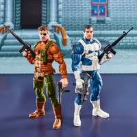 Marvel Legends Series Gamerverse Punisher and Nick Fury, Retro Video Game -Inspired Collectible 6-Inch Action Figures Hasbro G1871