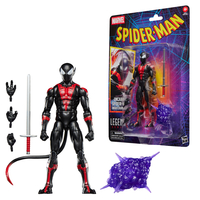Marvel Legends Series Uncanny Spider-Man (Nightcrawler) Figurine 6 pouces rétro sous blister inspirée des bandes dessinées Hasbro G2352