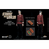 Star Trek Strange New Worlds Admiral Christopher Pike 1:6 Scale Figure EXO-6 (EXO-02-120) 914923