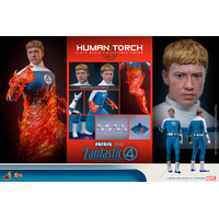 Marvel Fantastic Four: First Steps - Human Torch 1:6 Scale Figure Hot Toys MMS829 914702