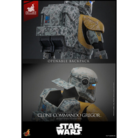 Star Wars: The Clone Wars Clone Commando Gregor 1:6 Scale Figure Hot Toys TMS155 914539
