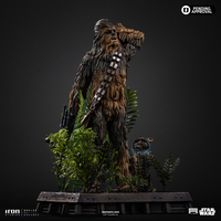 Star Wars: Épisode VI Le Retour du Jedi Chewbacca et Tokkat Statue Échelle 1:10 Iron Studios LUCSWR130325-10 914916