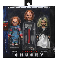 La Fiancée de Chucky - Chucky et Tiffany Ensemble de 2 Figurines avec vêtements échelle 8 pouces NECA 42121