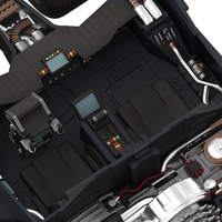 DC Batman Begins Batmobile Tumbler Super Cyborg Figure (Full Color) Collectible Figure by Super 7 SC-BATM-07921 914873