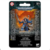 Warhammer 40,000 Space Marines Captain in Gravis Armour
