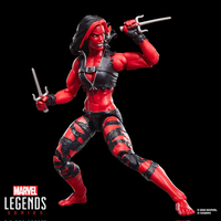 Marvel Legends Series Red She-Hulk Hulk Comics Collectible Figurine 6 pouces Hasbro G2082