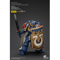 Warhammer 40K Ultramarines Victrix Honour Guard with Storm Shield And Power Sword Action Figure Joytoy JT01345