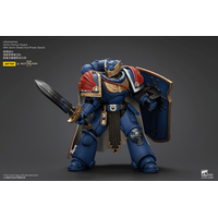 Warhammer 40K Ultramarines Victrix Honour Guard with Storm Shield And Power Sword Action Figure Joytoy JT01345