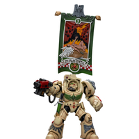 Warhammer 40K Dark Angels Deathwing Ancient with Company Banner action figure Joytoy JT9176