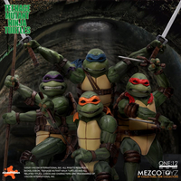 One:12 Collective Teenage Mutant Ninja Turtles (1990) Coffret de Figurines Mezco Toyz 75517
