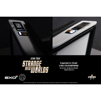 Star Trek: Strange New Worlds USS Enterprise Command Chair 1:6 Scale Prop Replica EXO-6 (EXO-02-128) 915121