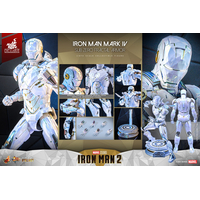 Marvel Iron Man Mark IV (Sub-Zero Fractal Armor) Diecast 1:6 Scale Collectible Figure Hot Toys MMS830D76 914572