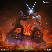 Star Wars Episode III: Revenge of the Sith Anakin vs Obi-Wan Deluxe 1:10 Scale Statue Iron Studios LUCSWR133225-10 915109