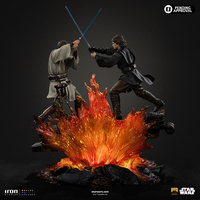 Star Wars Episode III: La revanche des Sith Anakin contre Obi-Wan Statue de Luxe Échelle 1:10 Iron Studios LUCSWR133225-10 915109