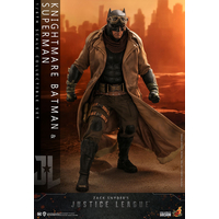 Knightmare Batman et Superman Ensemble de 2 figurines à l'échelle 1:6 Hot Toys 908013