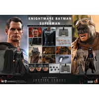 Knightmare Batman et Superman Ensemble de 2 figurines à l'échelle 1:6 Hot Toys 908013