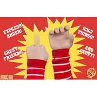 Trick or Treat TOT Bad Buddy Rude lil' dude hands that connect with Chucky Ultimate doll