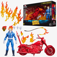 Marvel Legends Series Ghost Rider Johnny Blaze 6-Inch Scale Action Figure with Motorcycle Hasbro G2083