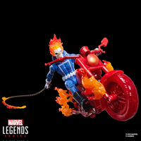 Marvel Legends Series Ghost Rider Johnny Blaze 6-Inch Scale Action Figure with Motorcycle Hasbro G2083