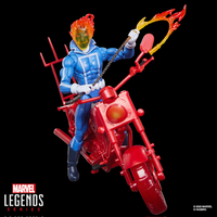 Marvel Legends Series Ghost Rider Johnny Blaze 6-Inch Scale Action Figure with Motorcycle Hasbro G2083