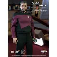 Star Trek: La Nouvelle Génération Commandant William T Riker (Version Essentielle) Figurine Échelle 1:6 EXO-6 (EXO-01-017E) 915436