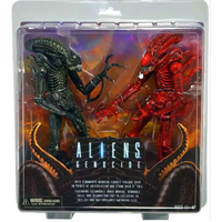 Aliens Genocide Xenomorph (Black and Red) 2-pack 7-inch action figures (2013) NECA