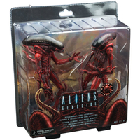Aliens Genocide Xenomorph (Red and Red) 2-pack 7-inch action figures (2016) NECA