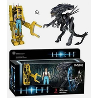 Aliens Ensemble de 3 figurines Ripley, Power Loader et Reine Alien figurines ReAction