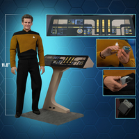 Star Trek: Nouvelle Génération Transporter Chef Miles O'Brien avec Console de Téléportation Ensemble de figurine et accessoires Échelle 1:6 EXO-6 (EXO-01-0118) 9157092